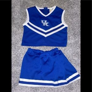 University of Kentucky girls cheerleading costume outfit skirt 4T
